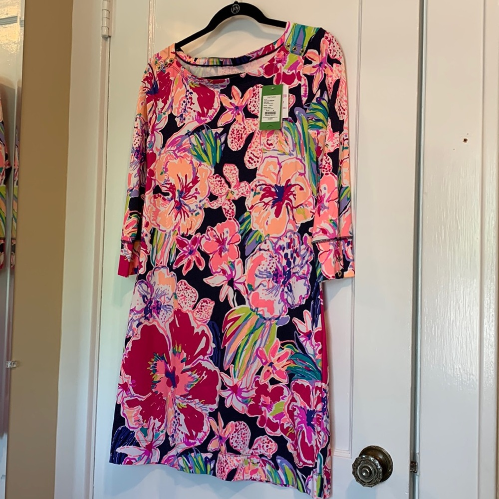 New with Tags Lilly Pulitzer Sophie Dress Tipping Point Navy Size:Medium - Picture 4 of 8